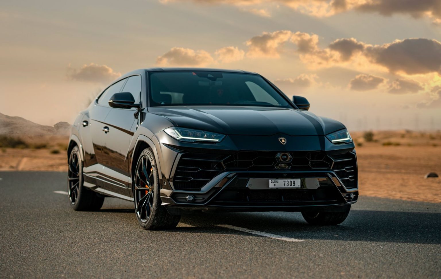 Lamborghini Urus Black Chauffeur Service Dubai lamborghini-urus-black-chauffeur-service-dubai